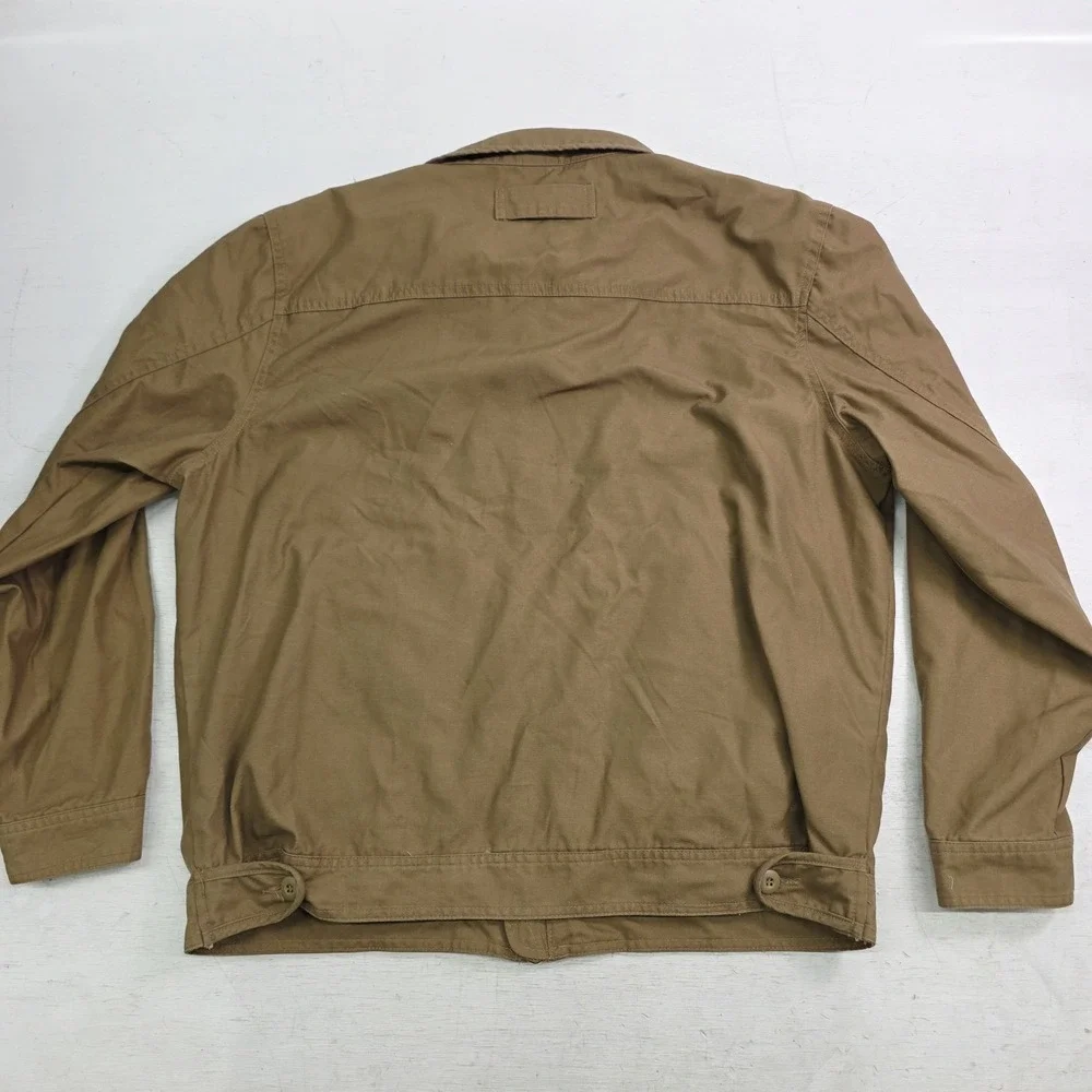 Rothco Lightweight Concealed Carry Jacket Multi Pocket Coyote‎ Tan USA Flag Sz M